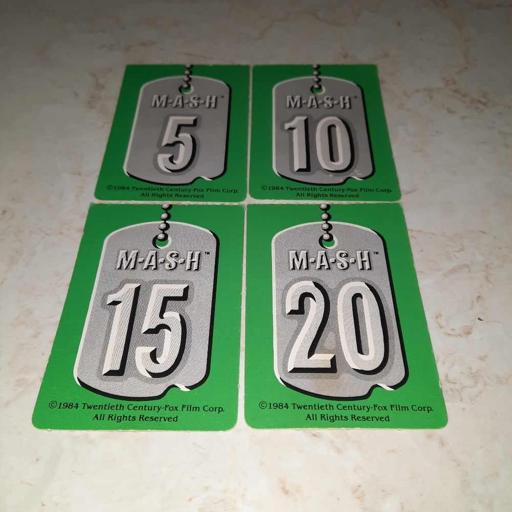 Vintage 1984 Golden Mash Edition Trivia Game Replacement Pieces